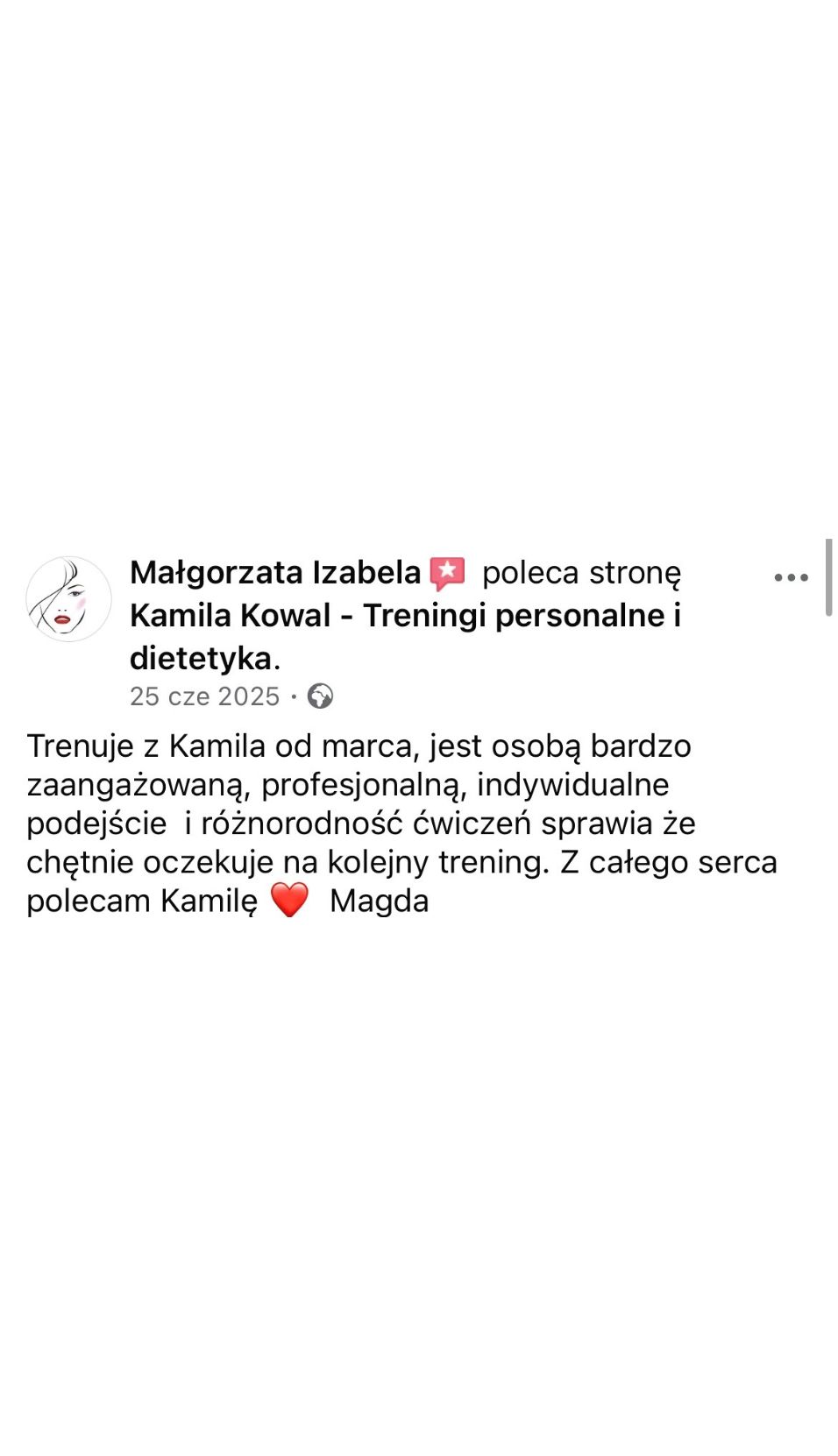 Opinia klientki